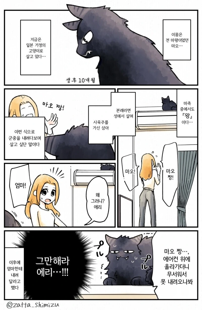 마왕이 고양이로 환생한 만화.manhwa - 이미지 3