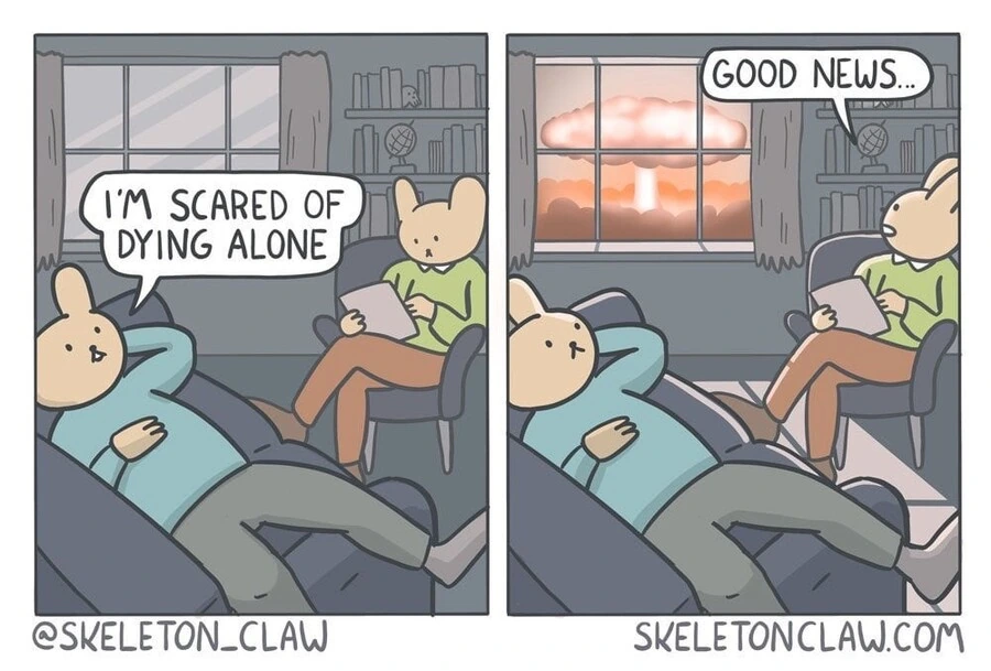 혼자 죽는게 너무나 무섭다는 룸메이트.Comic