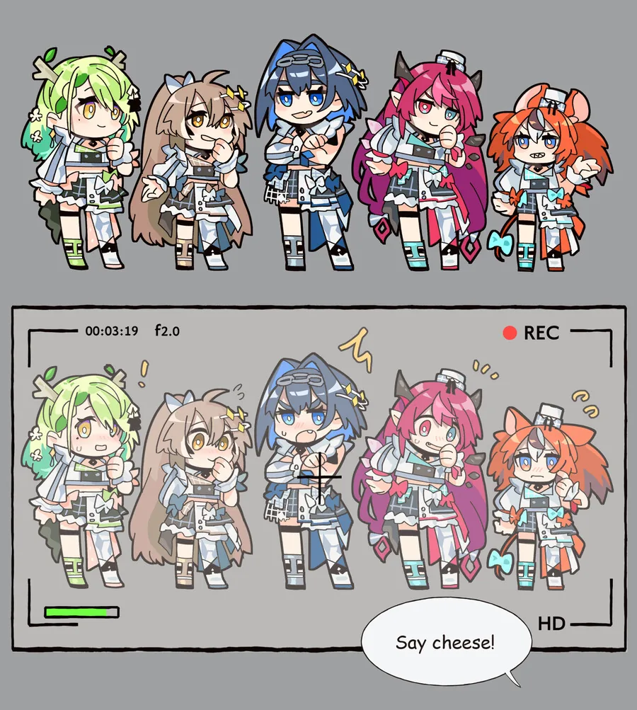 버튜버) 아이돌버전 카운슬리스 사진 찍어주는 만화.manga