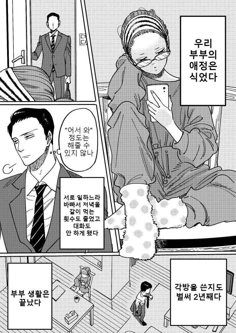 권태기 부부 만화