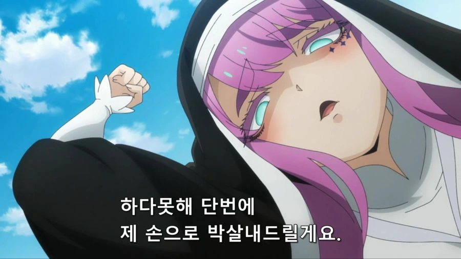 [마법소녀를동경해서]시스터를 상대하는 키위