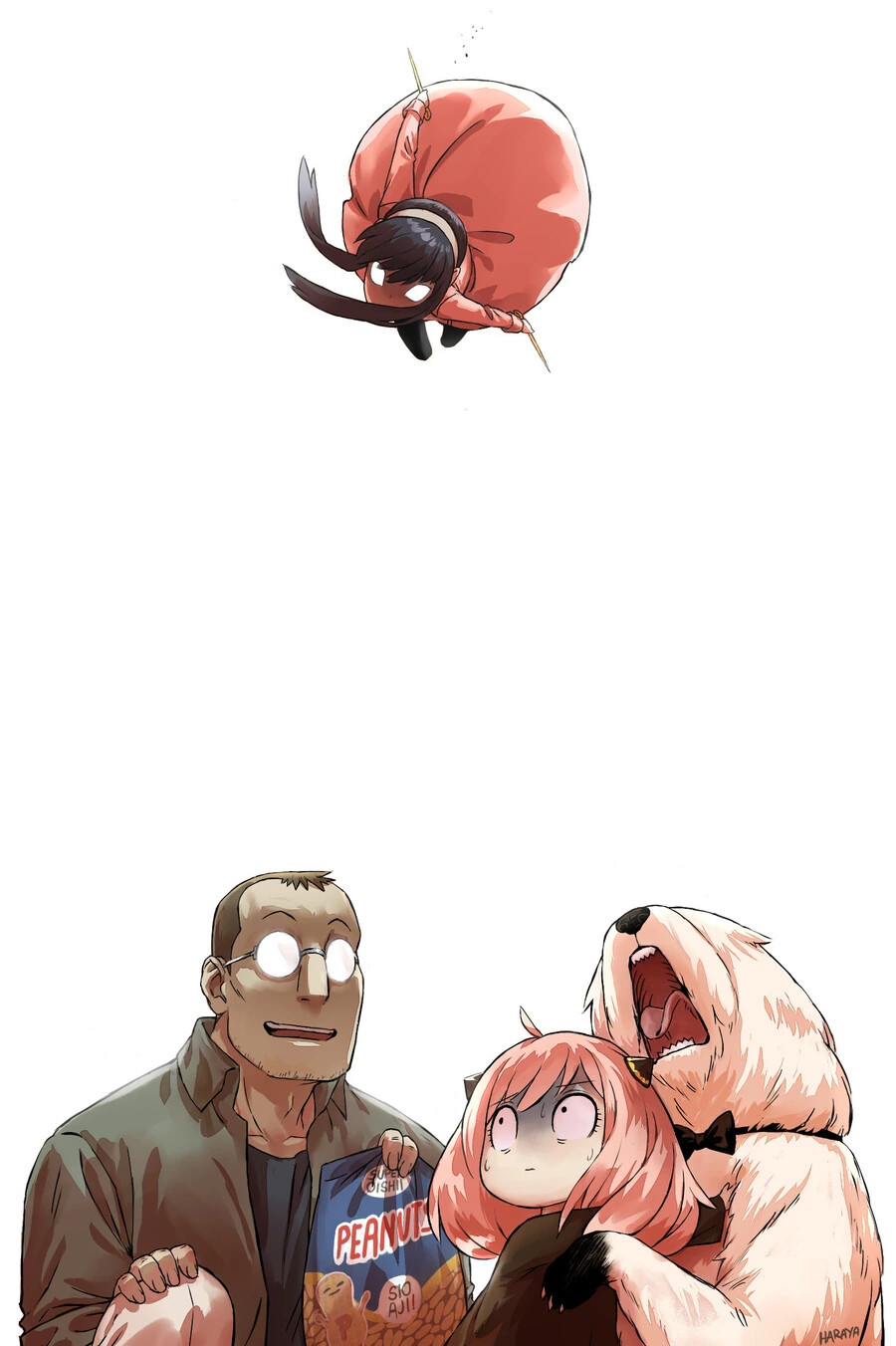 스파이패밀리) 다들 상상은 해봤던 그 팬아트가 드디어 등장.manga