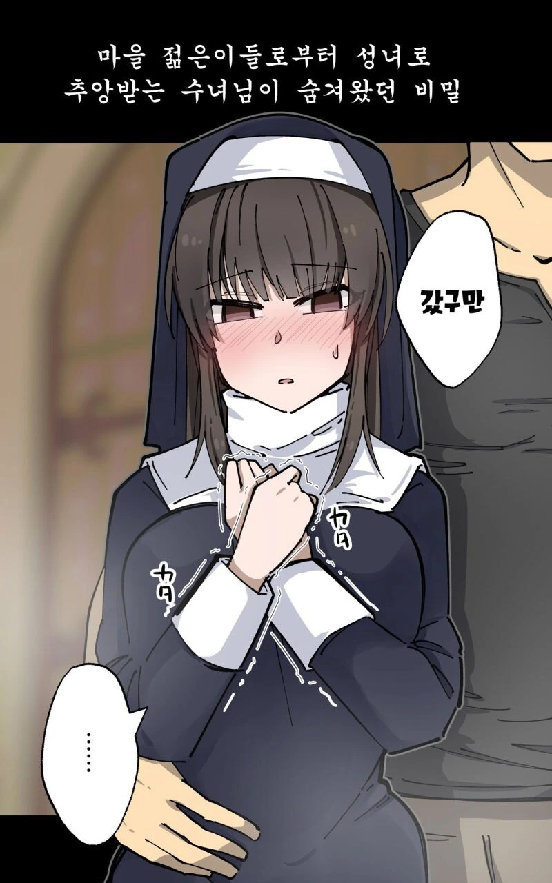 마을에서 추앙받는 수녀님이 숨겨왔던 비밀.manhwa - 이미지 3