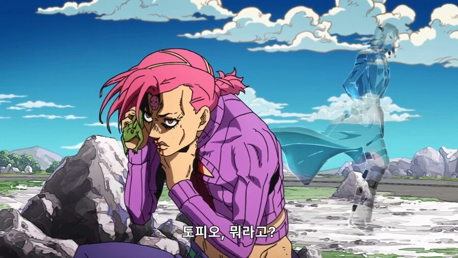죠죠) 보스: ㅅㅂ 이ㅅㄲ 어디서 뭘하고있는거야 - 이미지 12