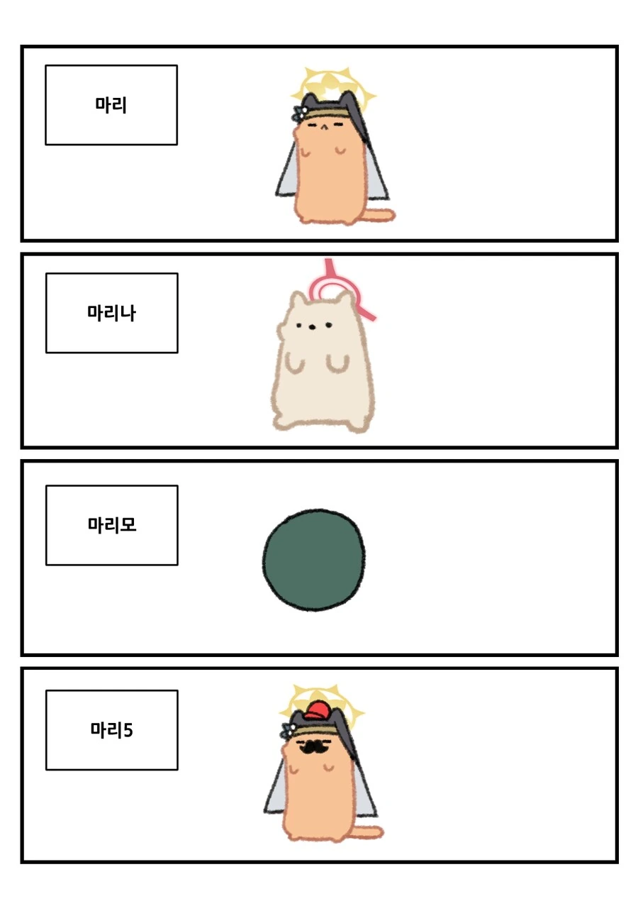 평화로운 블루 아카이브 동물원 4컷 만화 - 이미지 30