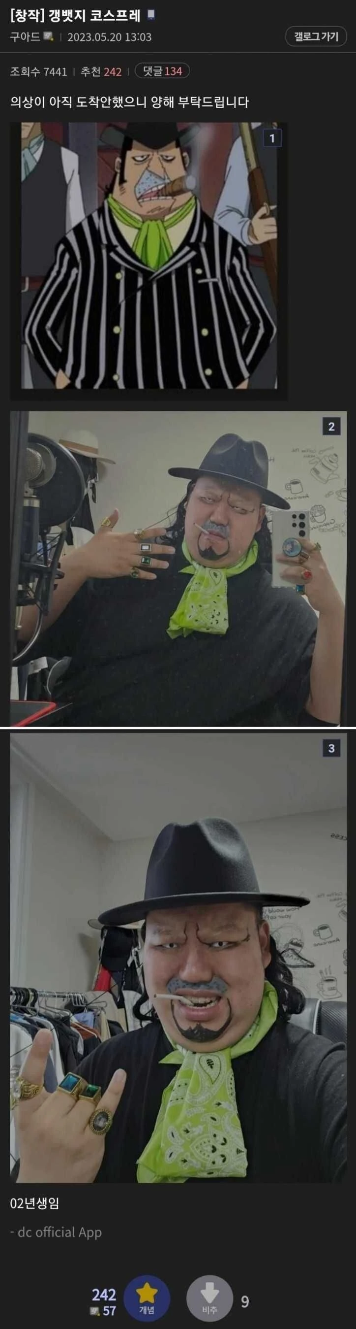 디시인의 원피스 코스프레 레전드