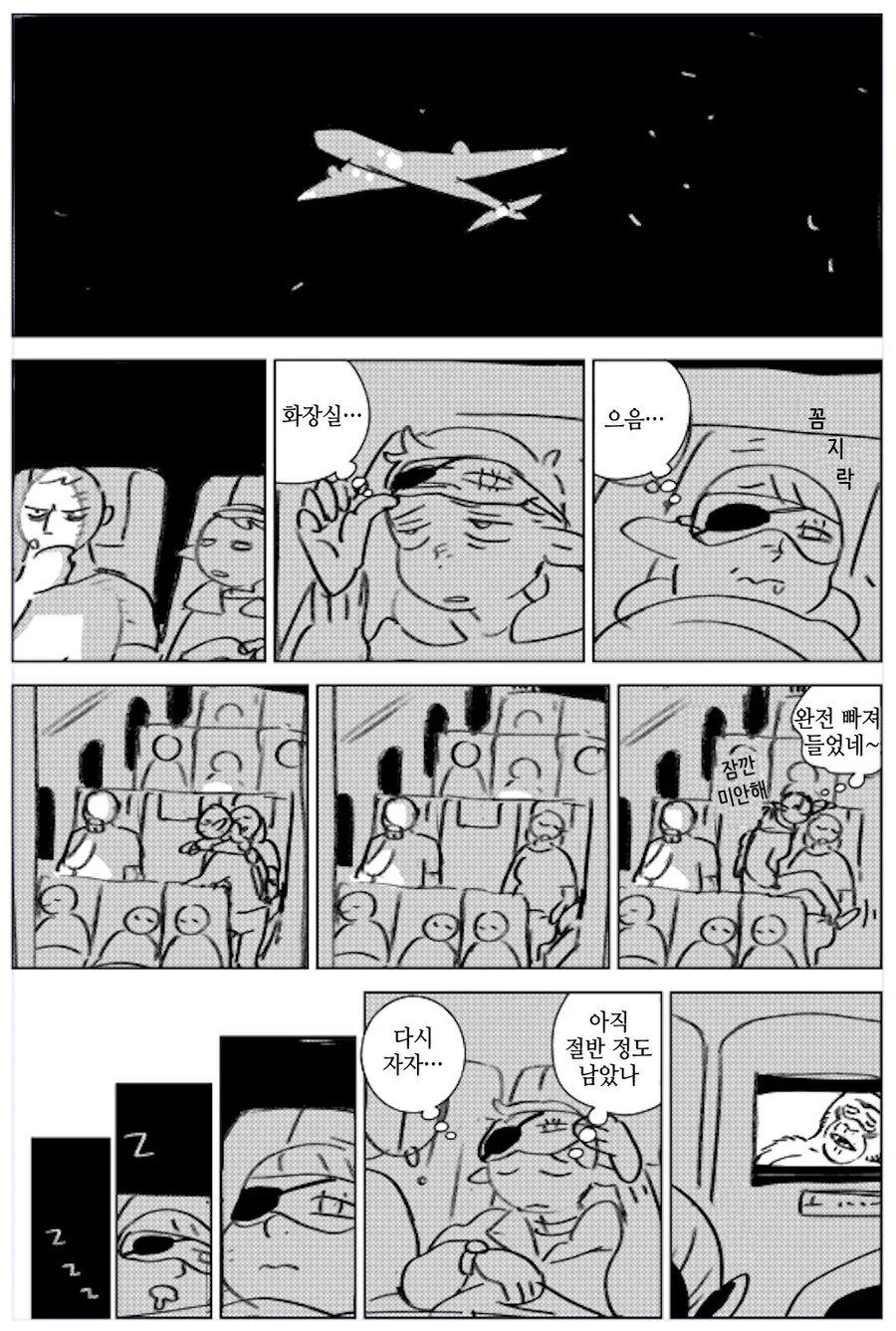 던전밥)마르실이 비행기 타는 만화 - 이미지 12
