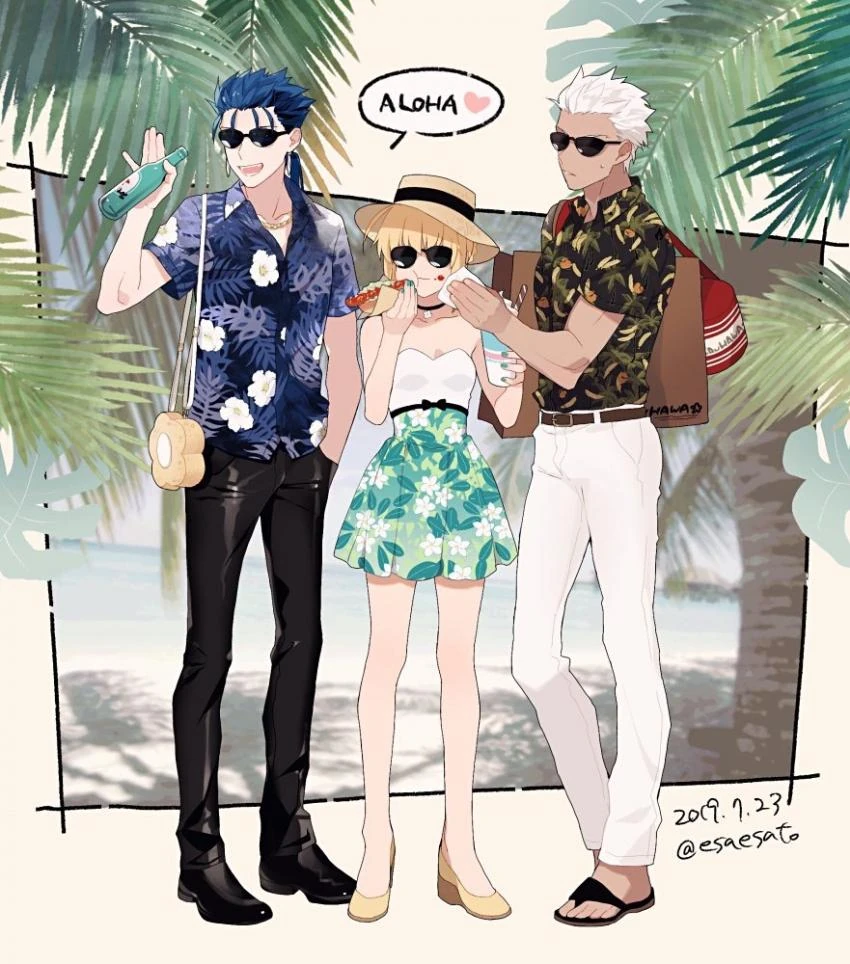 (FGO) 휴가중인 3기사