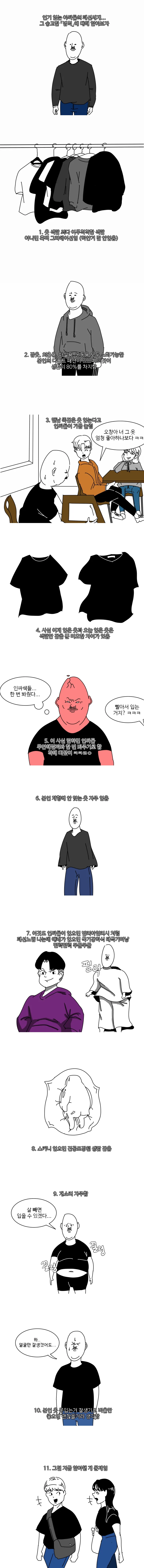 아싸들의 패션 세계...manhwa