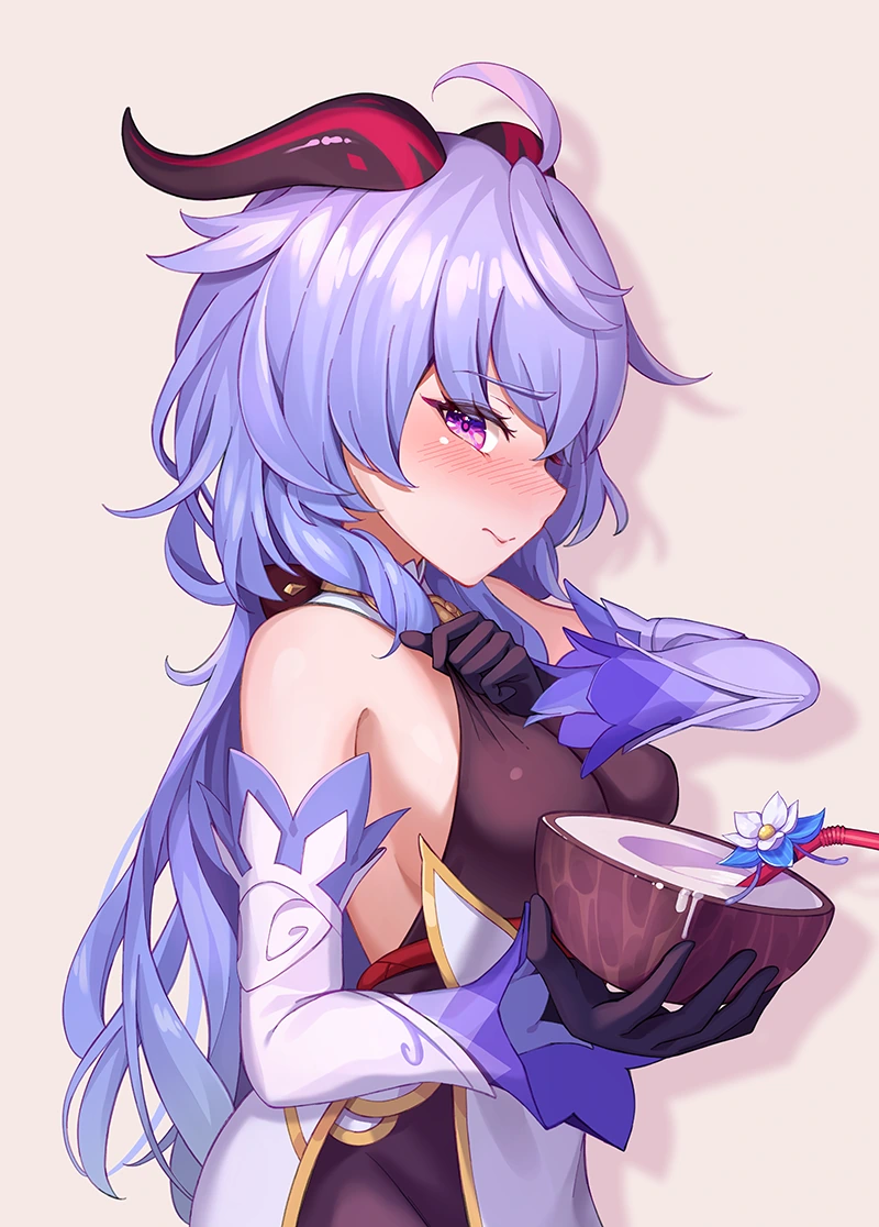 원신) 야자염소가 현관에서 맞이해주는.manga