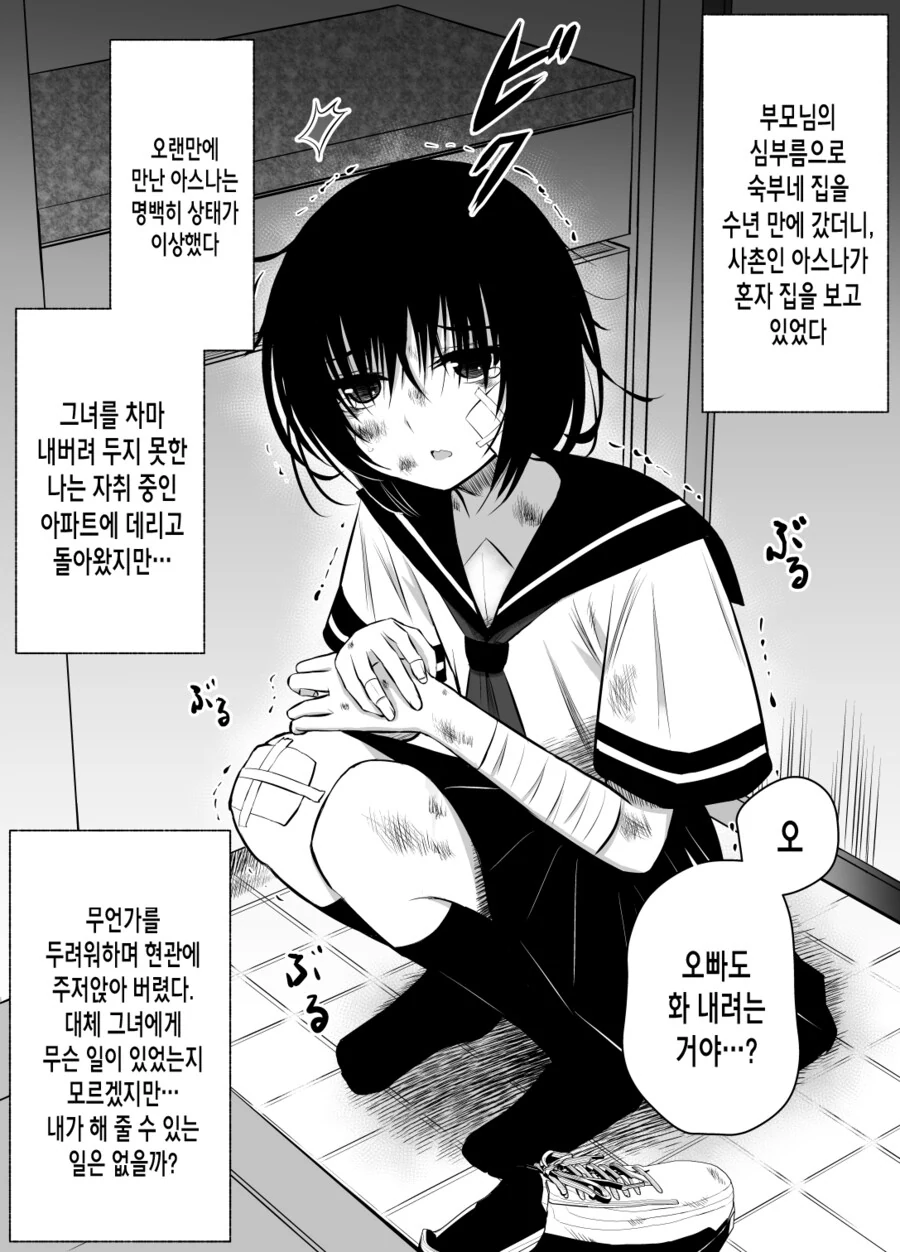 얻어 맞은 여자애 주워다 울린 만화.manhwa