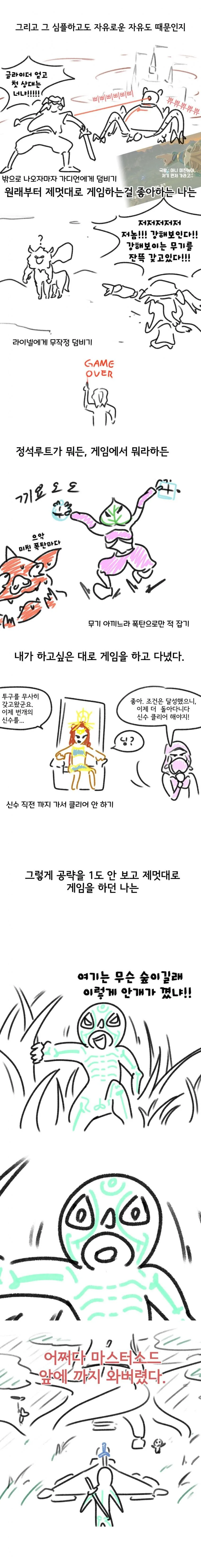 젤다 야숨 플레이 하는.MANGA - 이미지 2