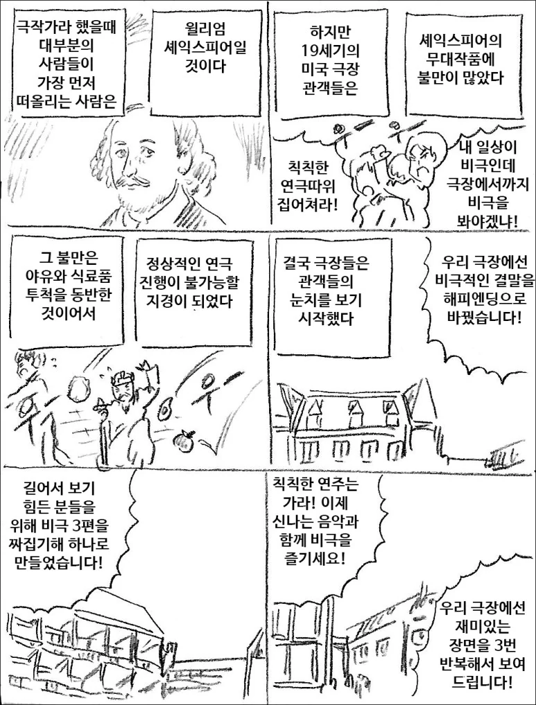 브로드웨이에서 고전연극이 사라진 계기.manhwa