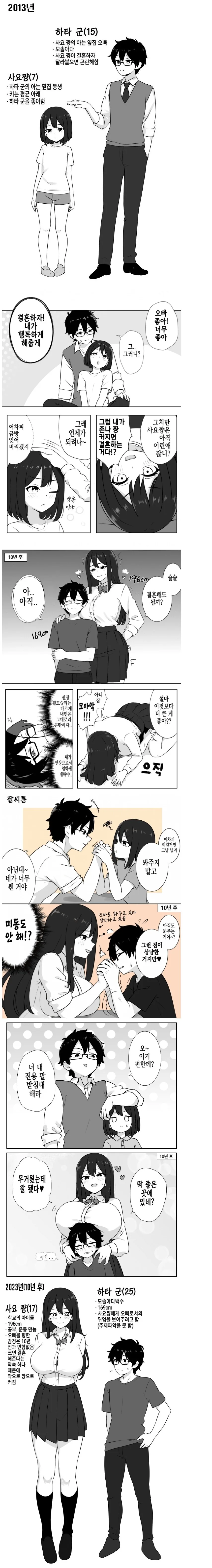크면 오빠랑 결혼하겠다는 여자아이.manhwa