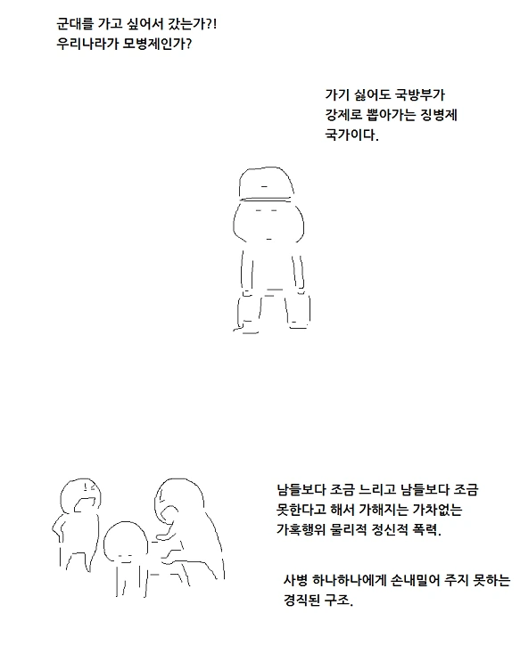 군복무와 자1살에 대한 만화 - 이미지 2
