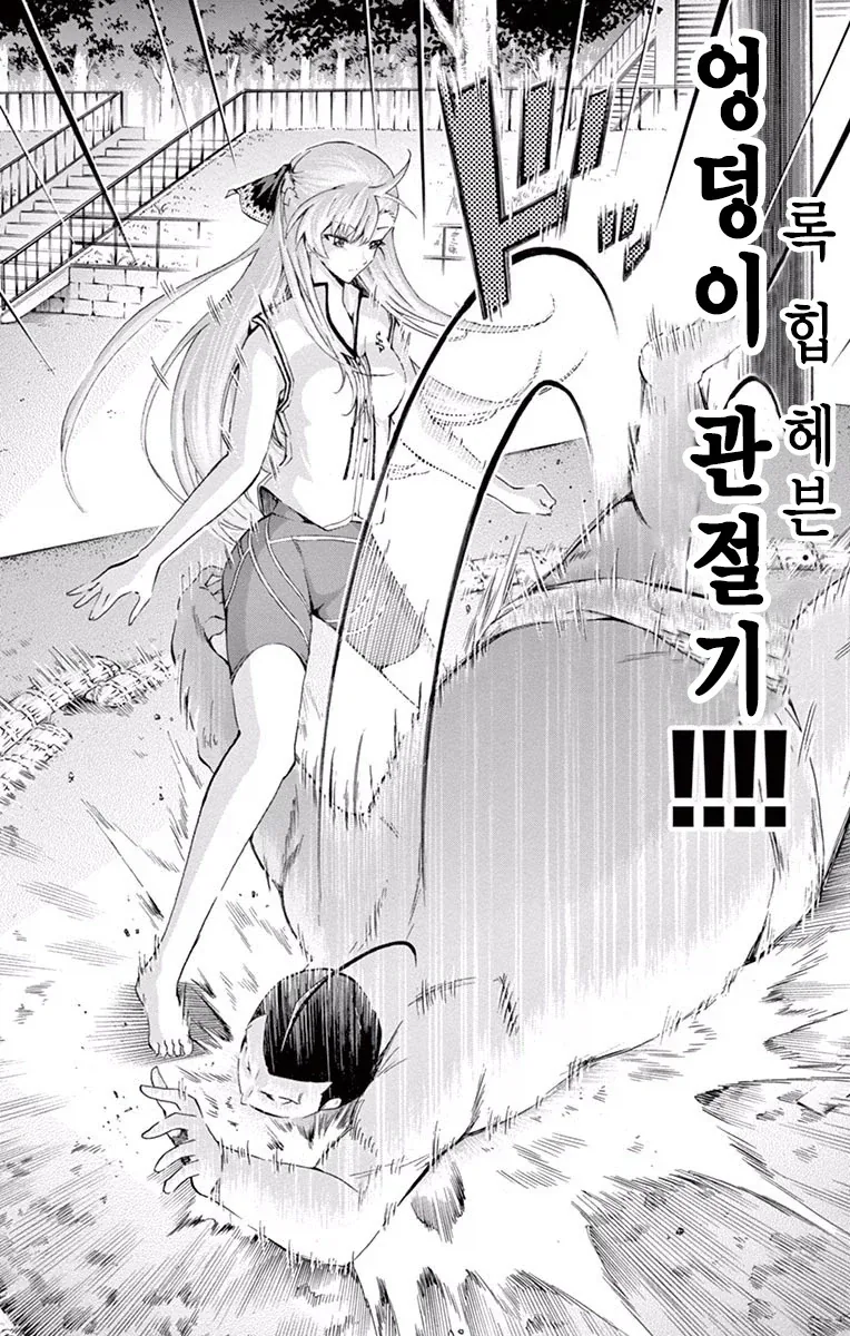 스모 선수의 손을 붙잡고 관절기를 거는 방법.manhwa