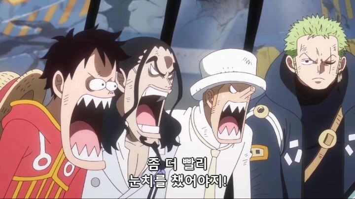 [원피스]루피랑 만나더니 바보병이 옮겨버린 루치와 카쿠