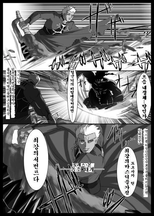 Fate) 스압) 버서커를 7번 죽이는 아처 만화 - 이미지 17