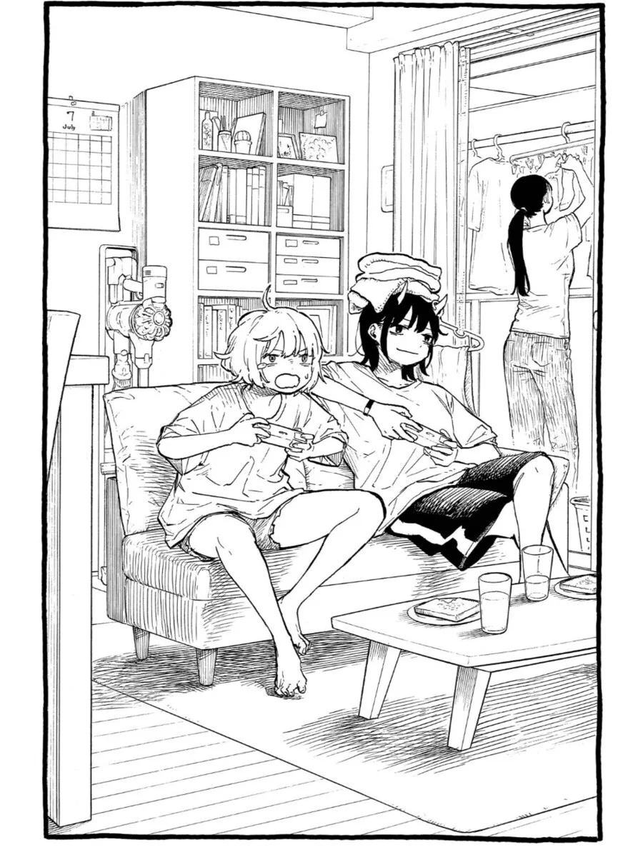 십수년만에 집에 온 아빠 드래곤이 볼 장면.manhwa
