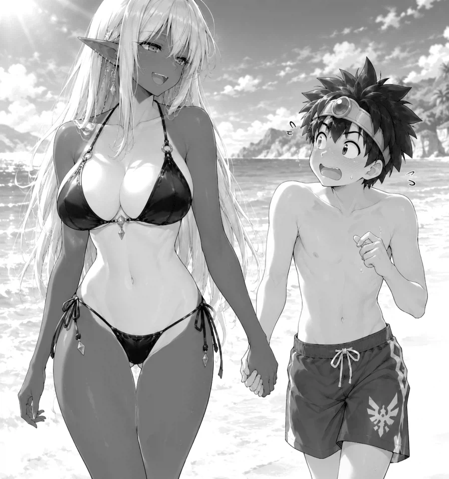 ai) 다크엘프 스승님의 비밀.manhwa - 이미지 3