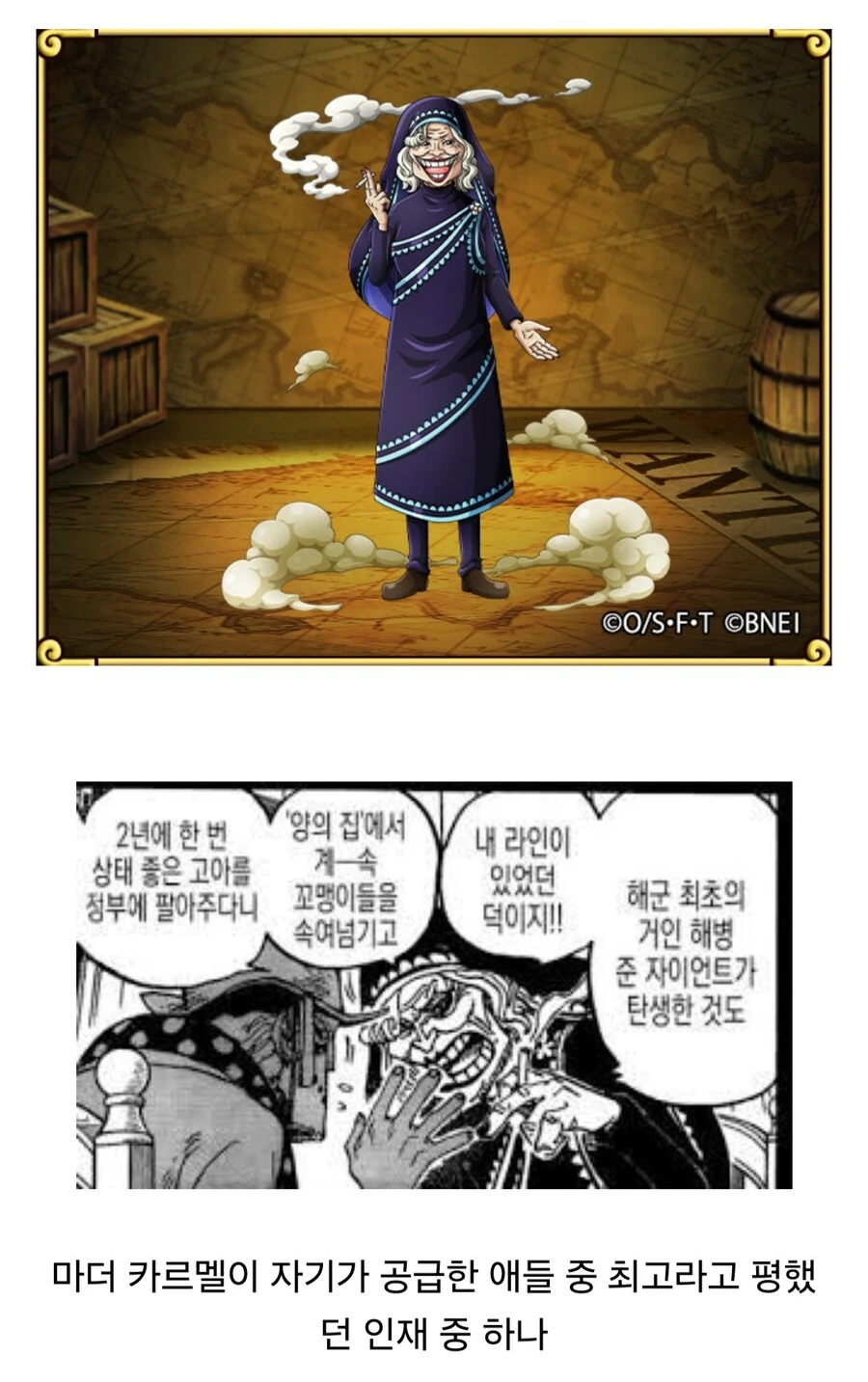 원피스) 의외로 흰수염이 강하다 인정한 중장 - 이미지 6