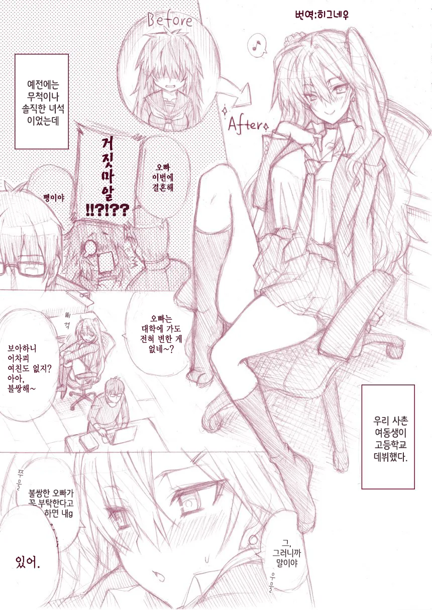 사촌 여동생이 고등학교 데뷔했다.manga