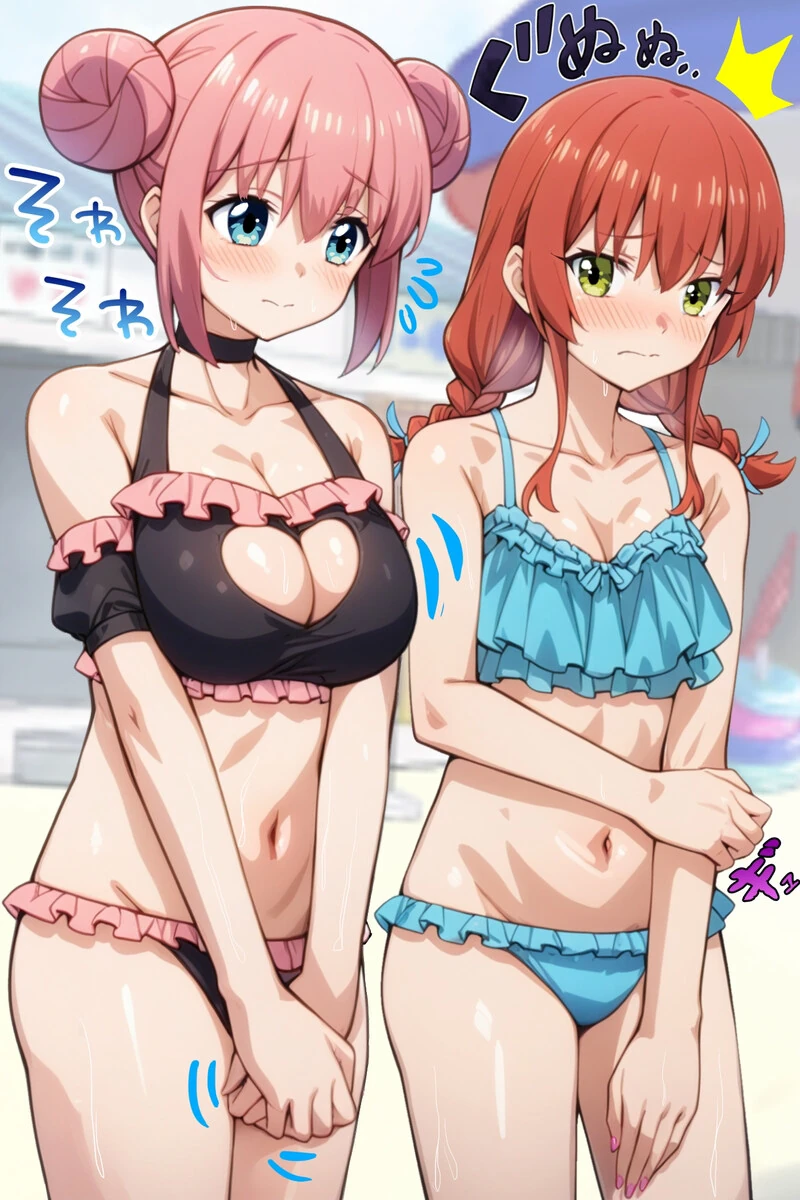 봇치더락)수영복