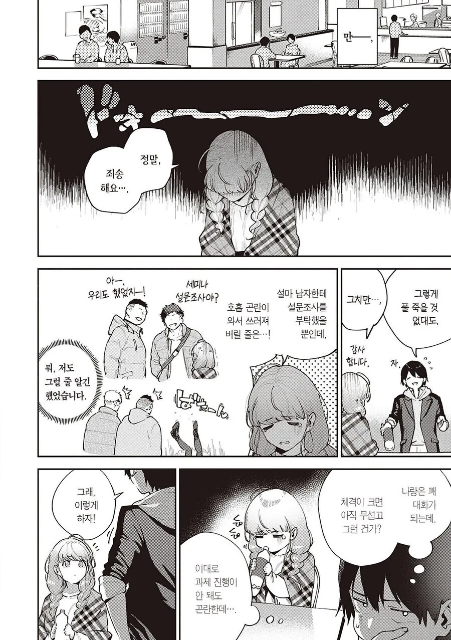 남성고포증인 대학동기와 조별과제.manga - 이미지 6