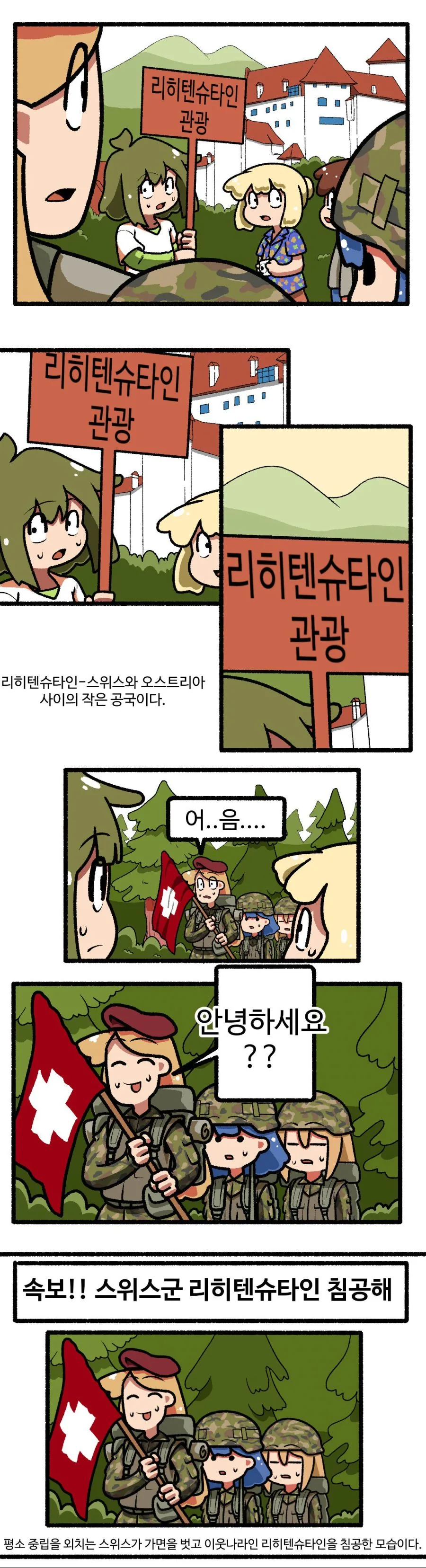 본격 스위스가 옆나라 침공하는 만화.manhwa - 이미지 4