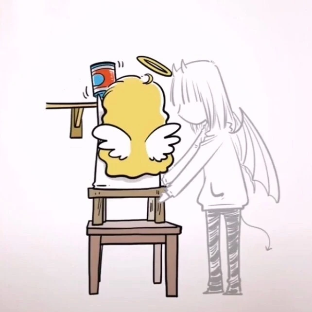 천사가 화난 만화 - 이미지 3