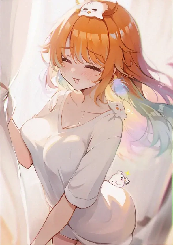 버튜버) 모닝 티셔츠 키와와 점장님.manga