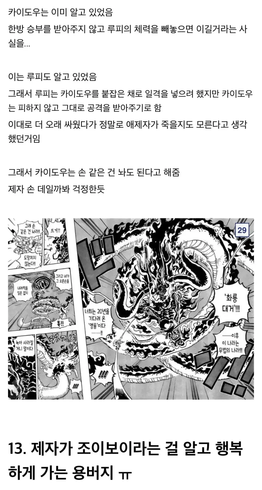 원피스) 찐스승 카이도 - 이미지 24