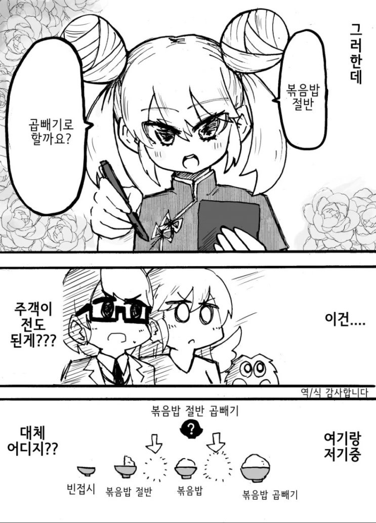 일본 중식의 기묘한 메뉴 만화.manga - 이미지 2