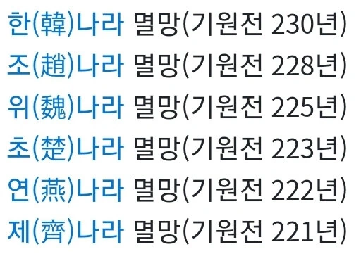 킹덤) 만화 연재 기간 VS 진시황의 전국 통일 기간.jpg - 이미지 3