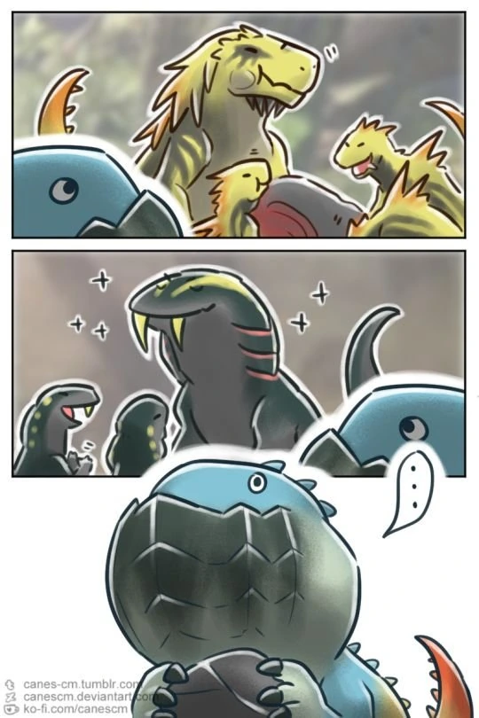 몬헌) 뚀가마루가 친구 만드는 만화.manhwa