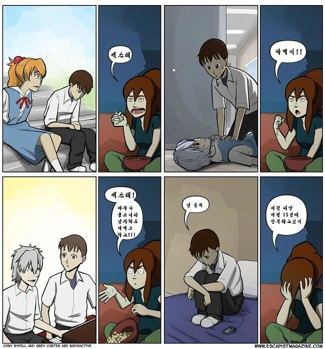 어느 외국 팬이 본 에반게리온.Comic