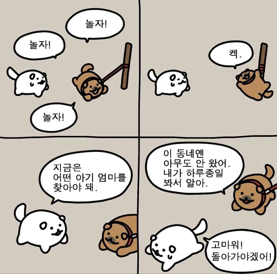 아기 고양이 엄마 찾아주는 만화. - 이미지 7