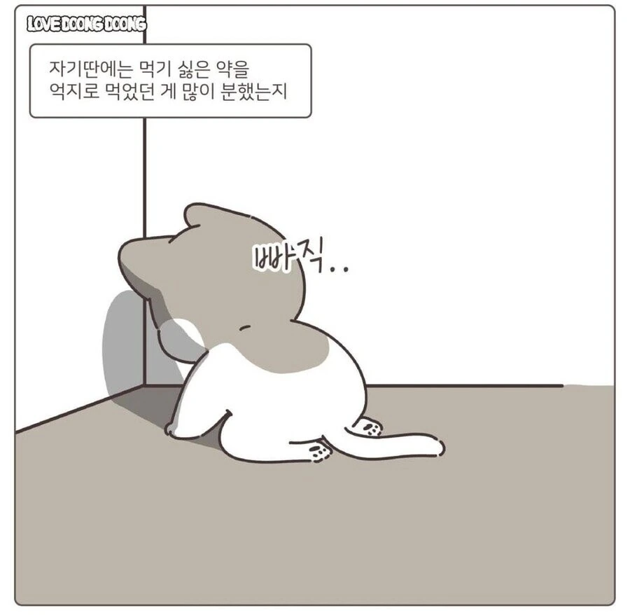 약먹기 싫은 고양이.manhwa - 이미지 4