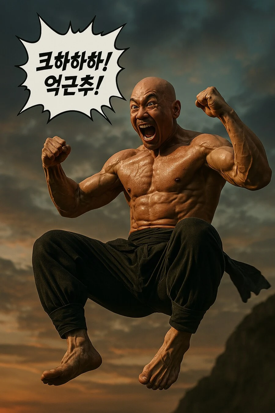 AI가 운기조식하는 만화