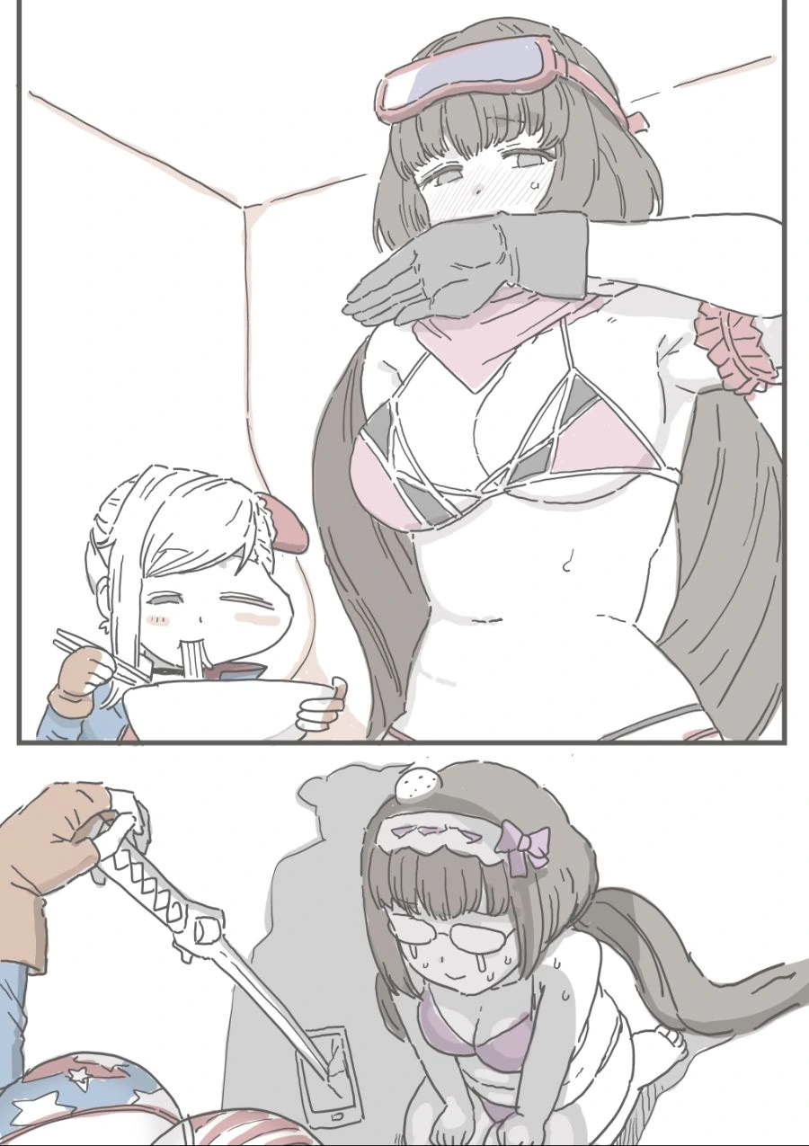 fgo) 옷키가 수영복셀카찍는 manhwa