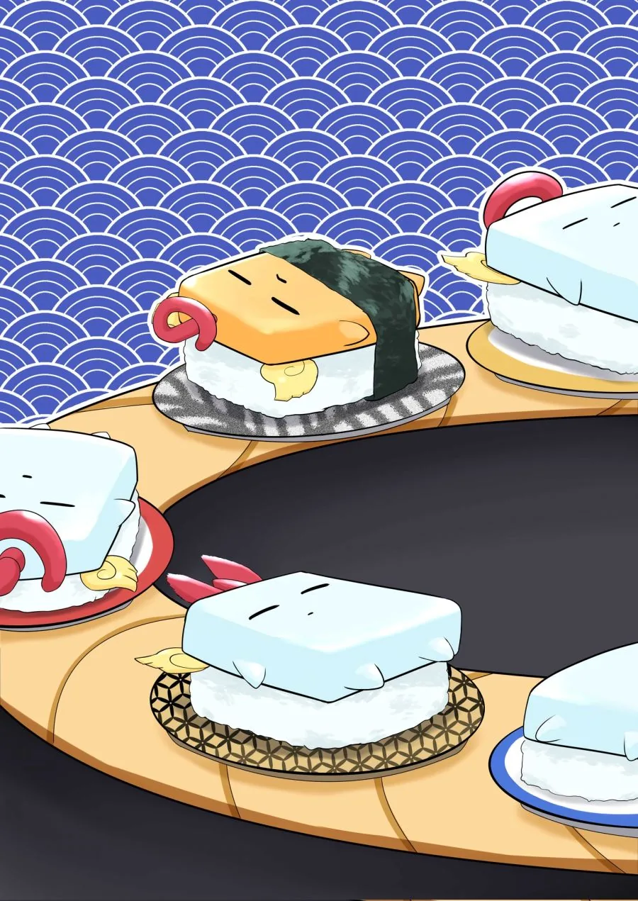 유희왕)둘이 먹다 둘 다 죽어도 모를 초밥.manga