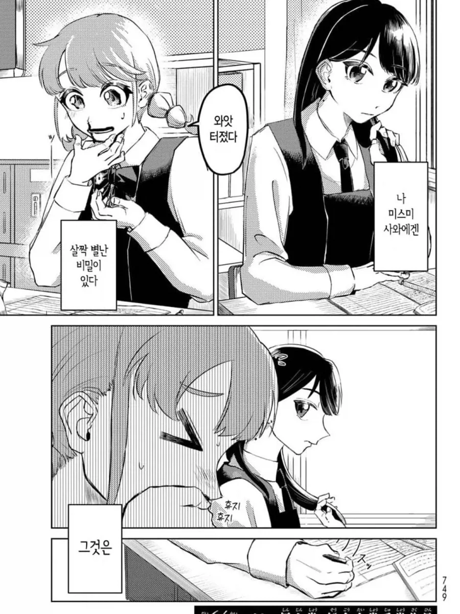 동급생의 코피를 보면 흥분하는 하드한 백합 만화.manga