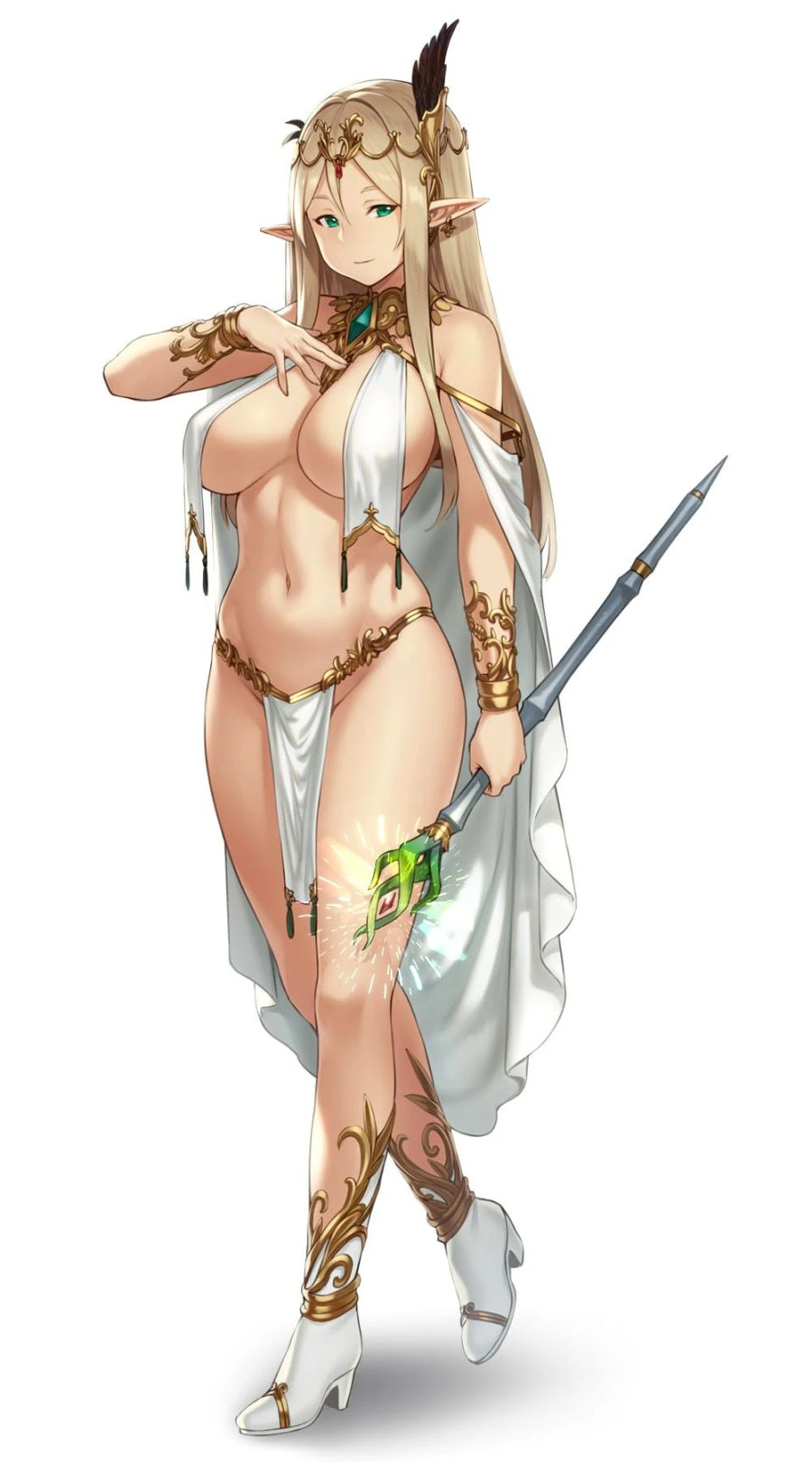 딱 봐도 믿을 수 있는 엘프 백마법사