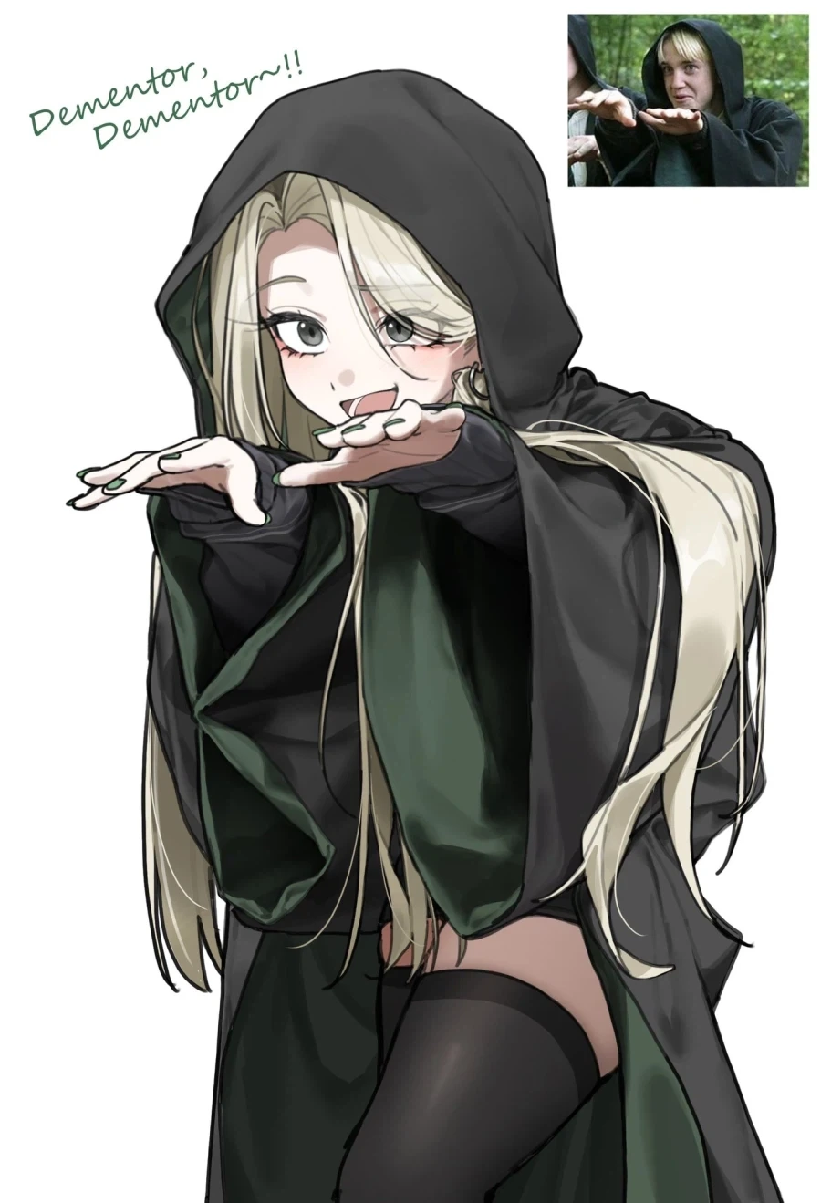 해리포터) 디멘터 흉내내는 카리나 말포이.jpg