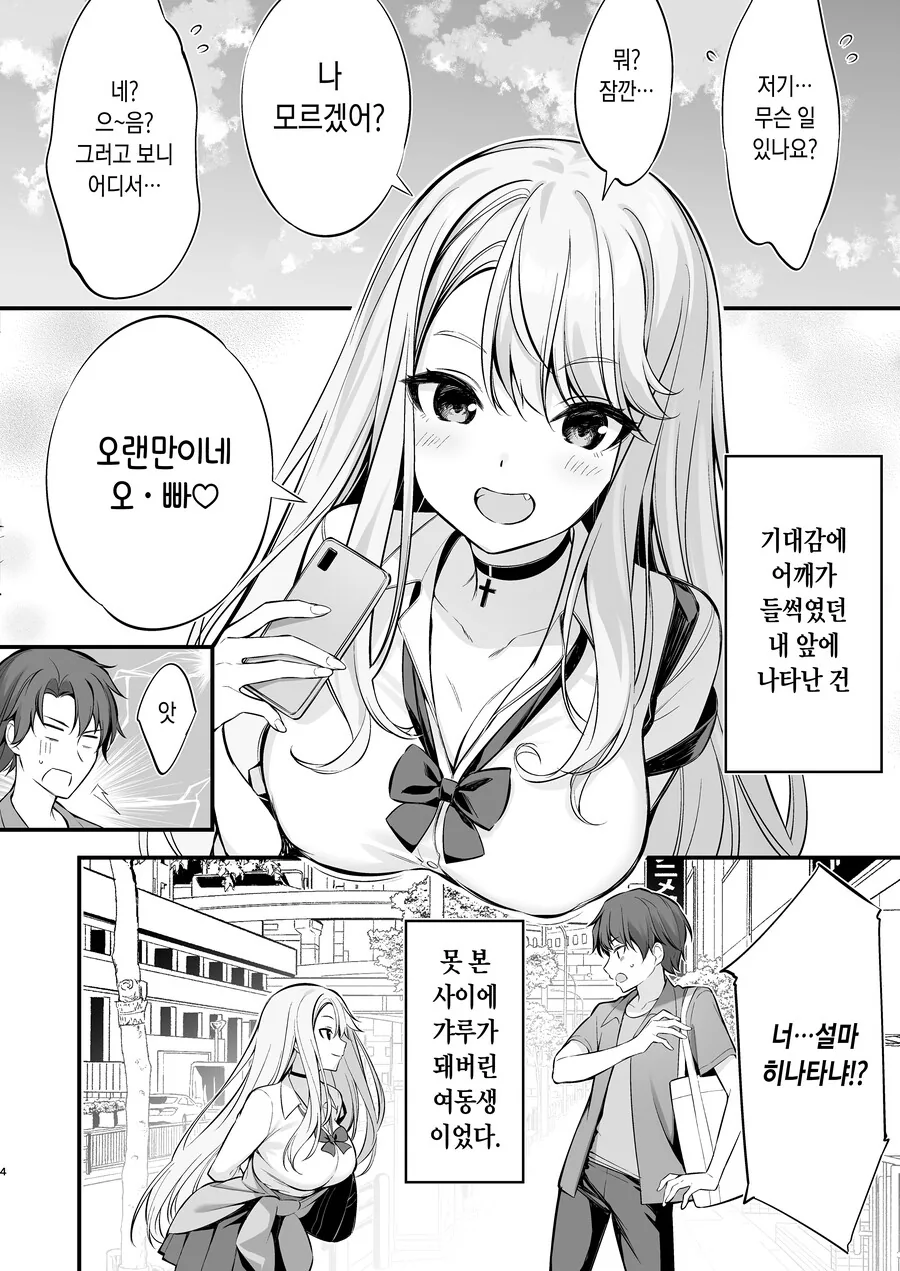 순애) SNS에서 친해진 여자가 알고보니 여동생인 만화 - 이미지 2
