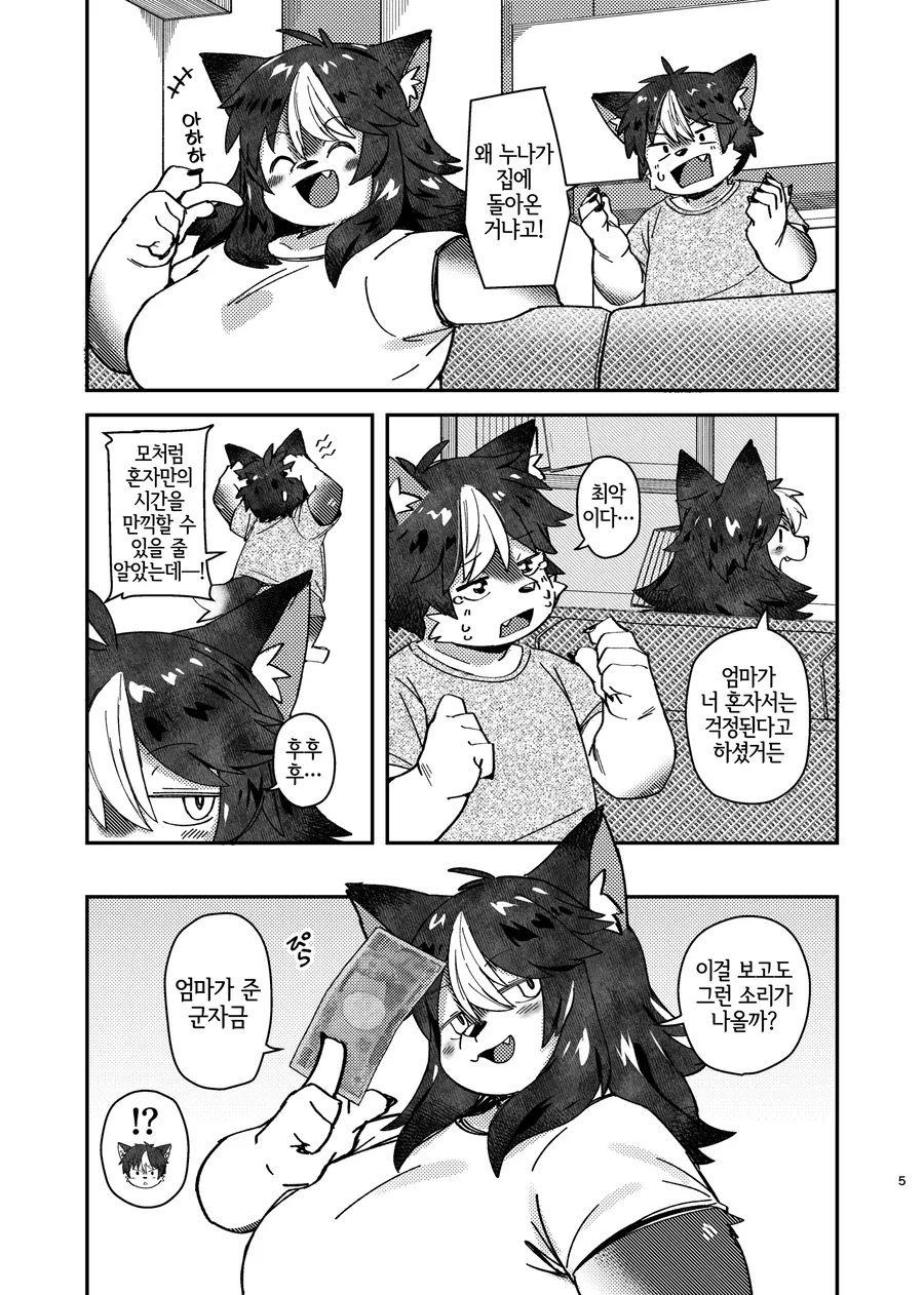 누나랑 단둘이 노는 만화 - 이미지 3