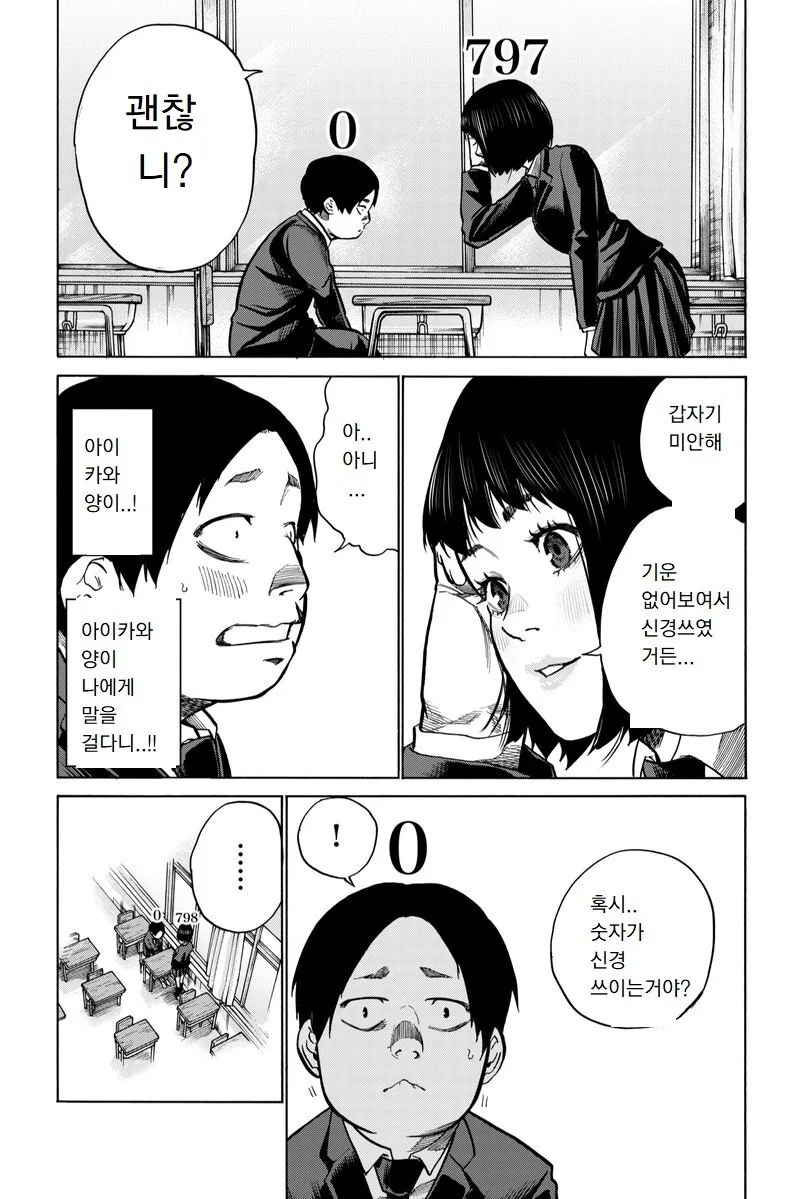 정체불명의 숫자가 머리위에 생기는 Manhwa. - 이미지 4
