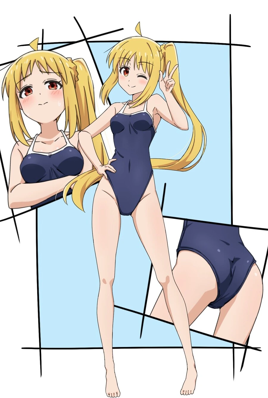 봇치) 학교수영복 결속밴드.manga - 이미지 2