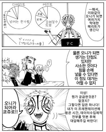 귀멸)설득당한 염주님 만화