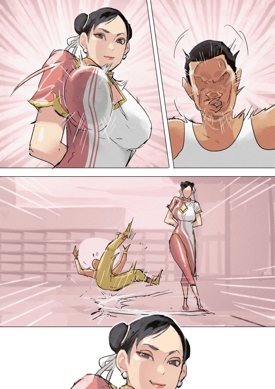 대련 하는 춘리.manhwa - 이미지 3